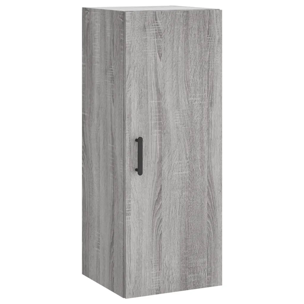 Credenza-Buffet-Armadio da cucina Grigio Sonoma 34,5x34x180 cm in Legno Multistrato 948379