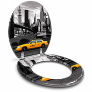 Sedile Copriwater Universale MDF Statua della Libertà Taxi 420x355 mm 52974A
