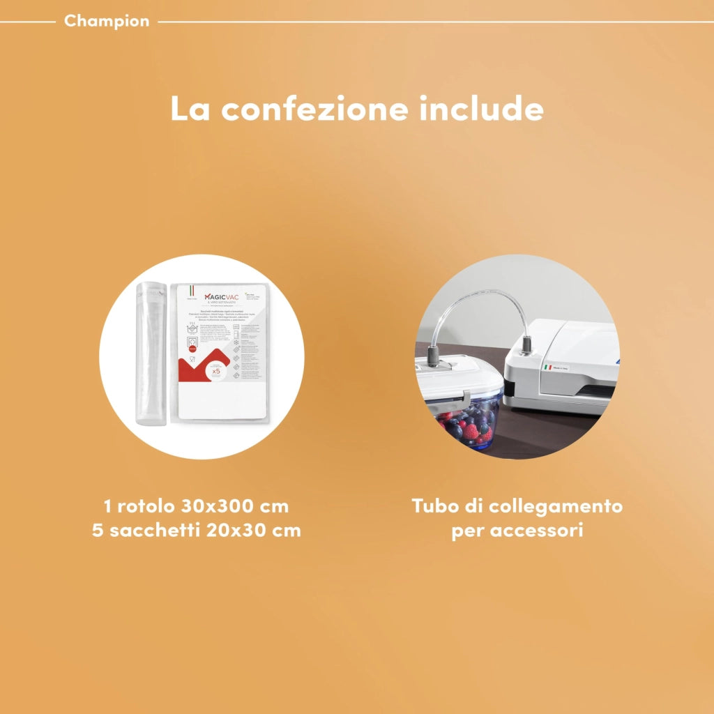 Macchina Sottovuoto 130W Magic Vac Champion Flaem Nuova