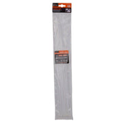Trade Shop - Set 20pz Fascette Cavi Cavo Bianco Stringenti In Plastica Nylon 4.8x400 Mm 92370 -