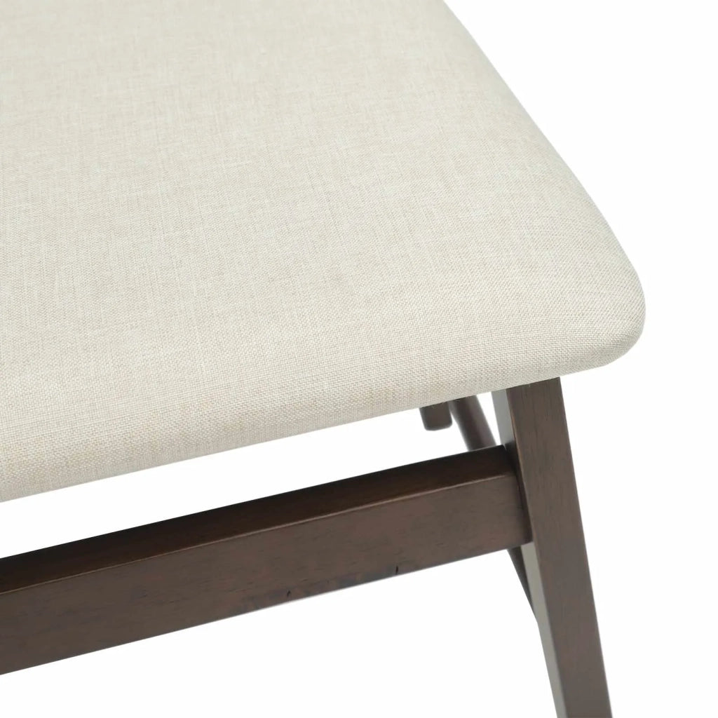 Sedia da pranzo 2 pcs Marrone chiaro e chiaro