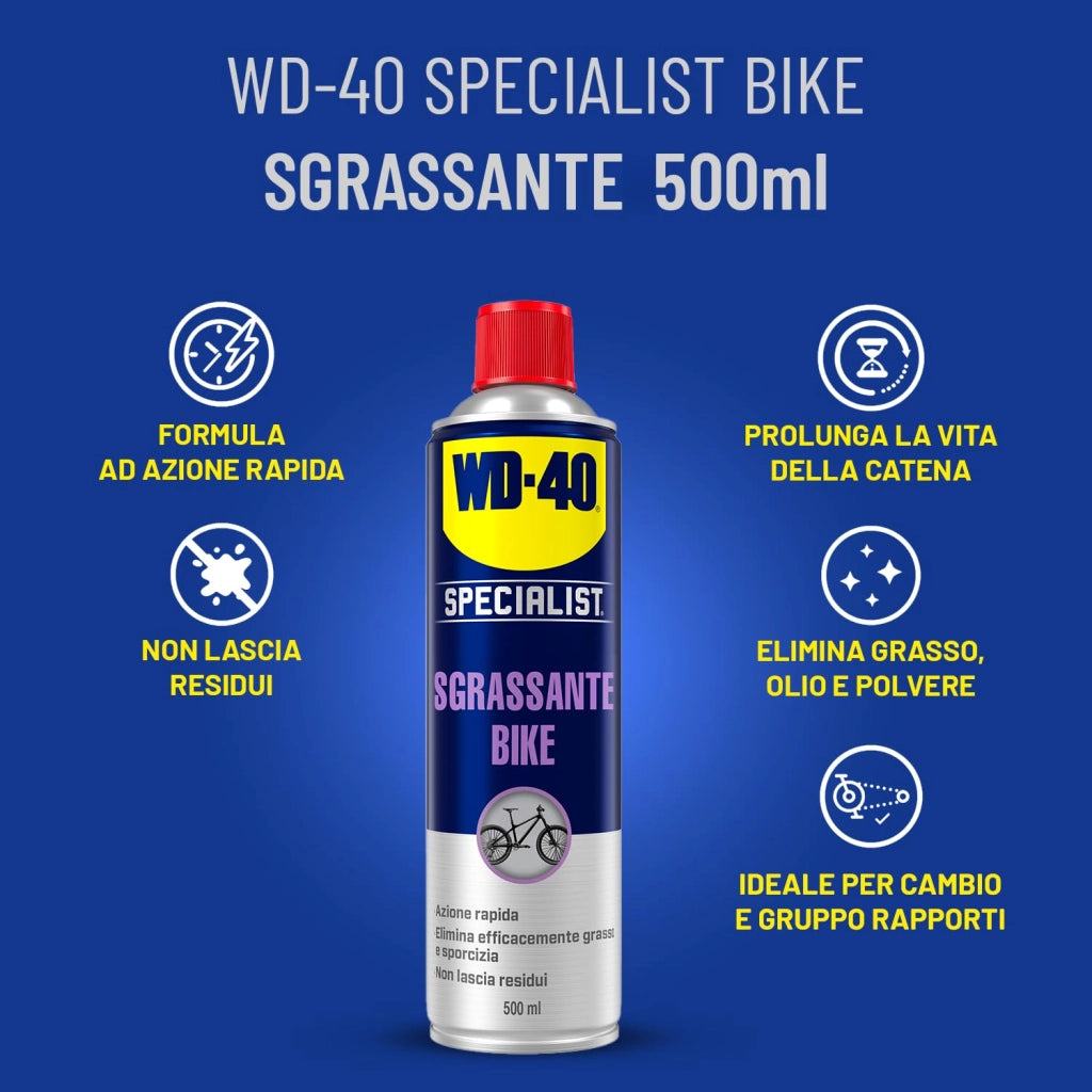 SGRASSANTE INGRANAGGI PER BICI 'WD-40' 500 ml - WD-40