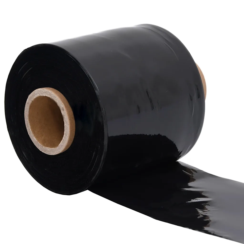 vidaXL Film Estensibili 10 pz Nero 23 μm 10 cm x 300 m
