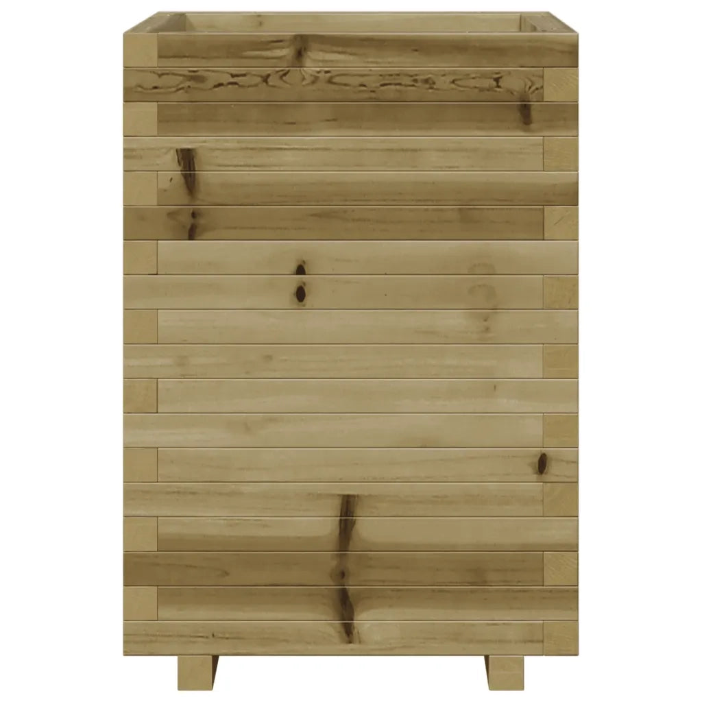 Fioriera da Giardino 50x50x72,5 cm in Legno di Pino Impregnato