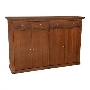 Credenza madia buffet mod Lia in legno arte povera noce Bassano