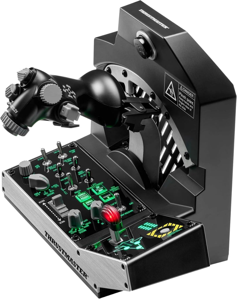 Viper TQS Mission Pack per PC, Sistema Quadrante Manetta in Metallo, Manetta e Pannello di Controllo Inclusi, Precisione Effetto Hall