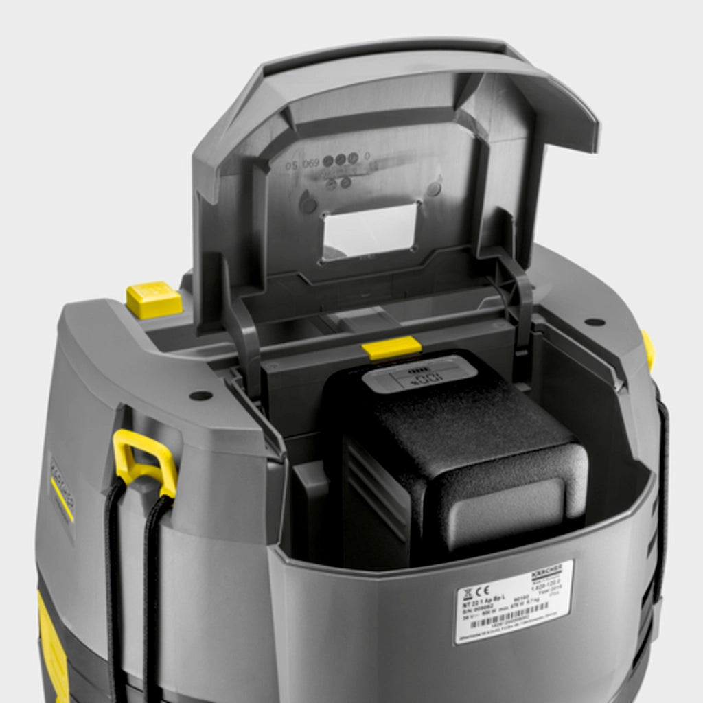 Karcher Bidone Aspiratutto a batteria NT 22/1 Ap Bp L