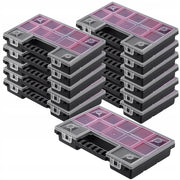 Set di 12 contenitori organizer per officina KADAX con 6 cassetti, ideali per garage.