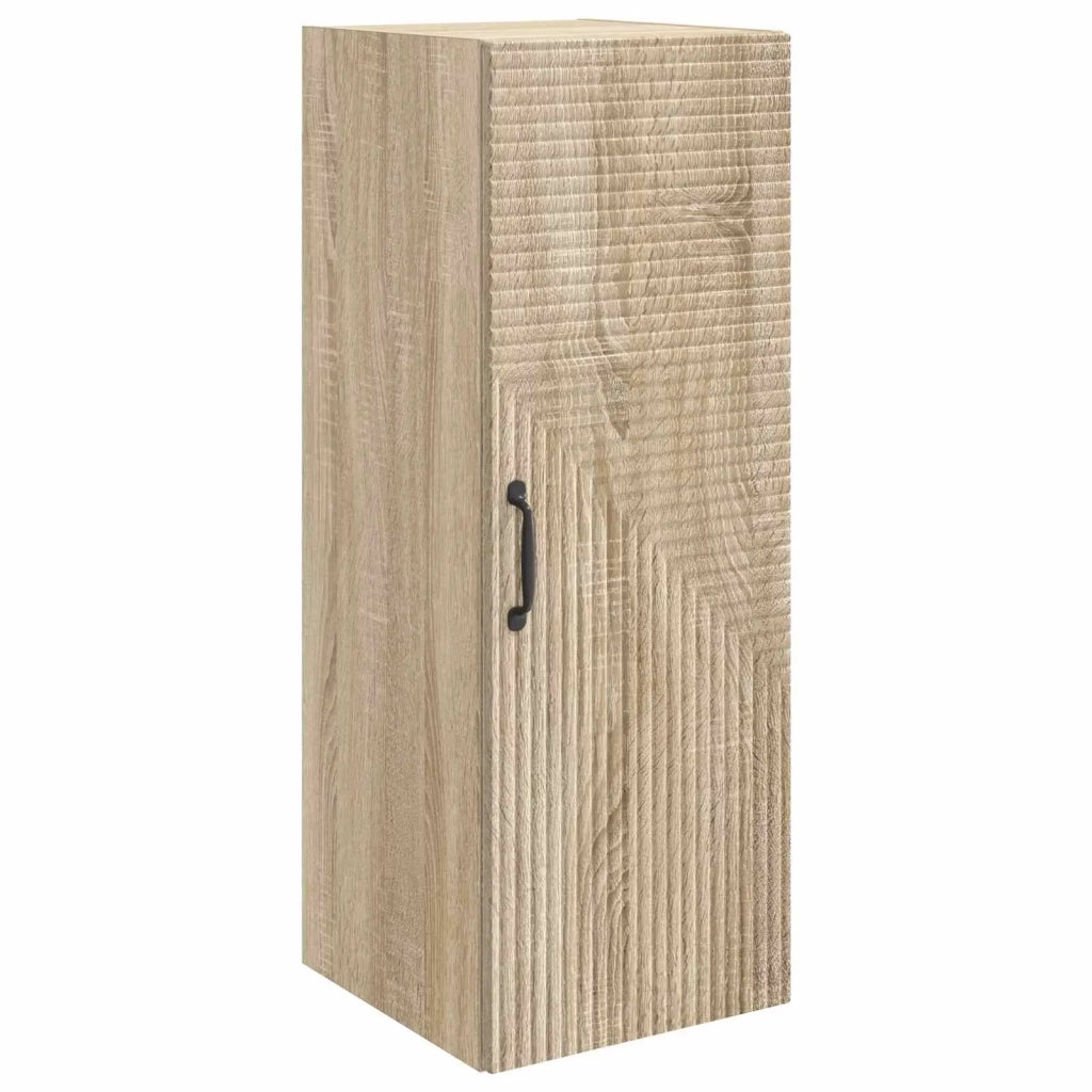 Mobiletto a muro Rovere Sonoma 33 x 34,5 x 90 cm 898587