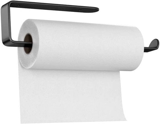 Supporto per cucina da parete - fissaggio alla parete - 295 mm - nero - alluminio