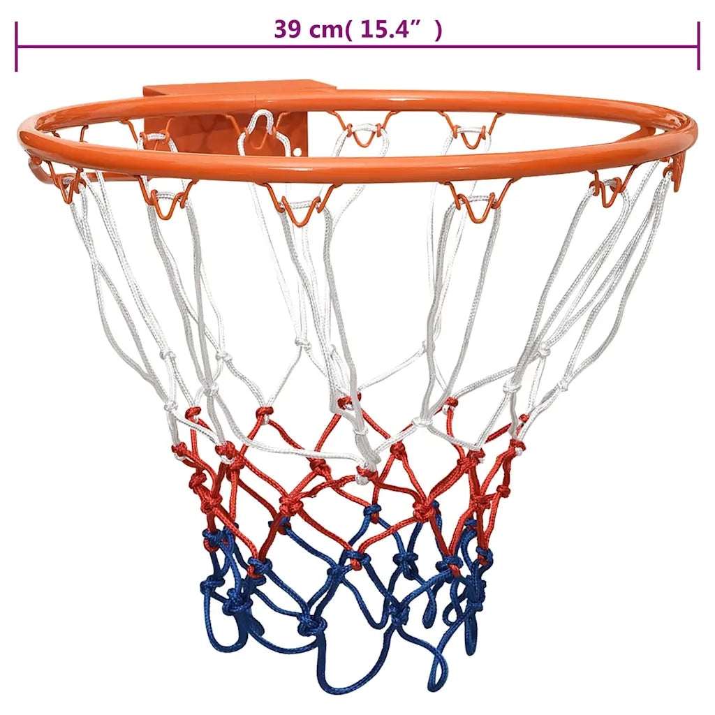 Canestro da Basket Arancione 39 cm Acciaio CFW7376574