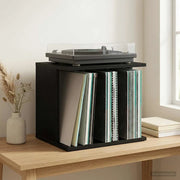 Storage per dischi in vinile Rovere Nero 42 x 33 x 36 cm 8012835