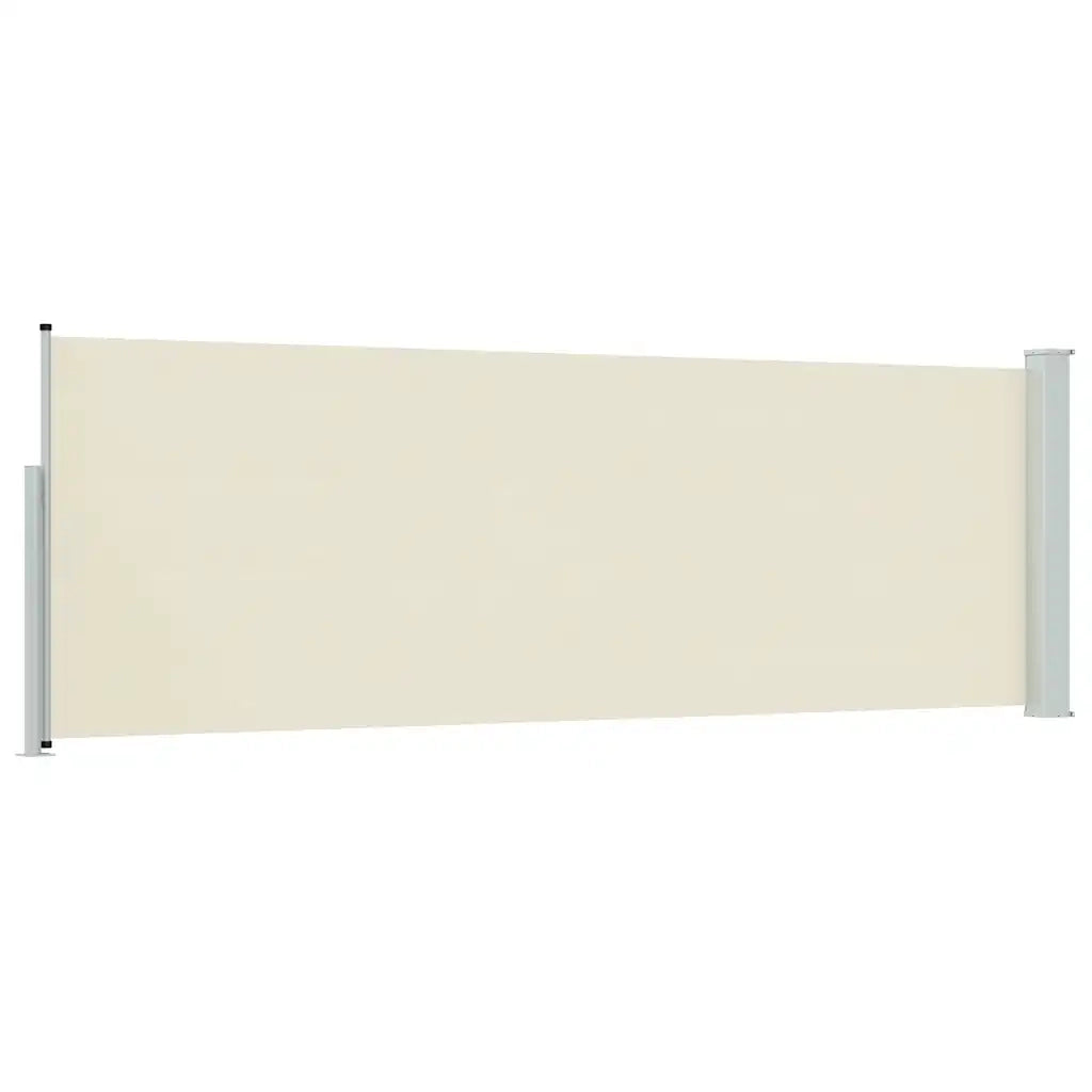 Tenda Laterale Retrattile per Patio 100x300 cm Crema cod mxl 9280