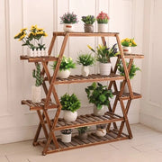 Cassa per piante - Cassetto - Interno e Esterno - Legno di Faggio - 8 Cassetti - 94x25x106 cm - Ufficio - Salotto - Giardino - Comodino - Legno