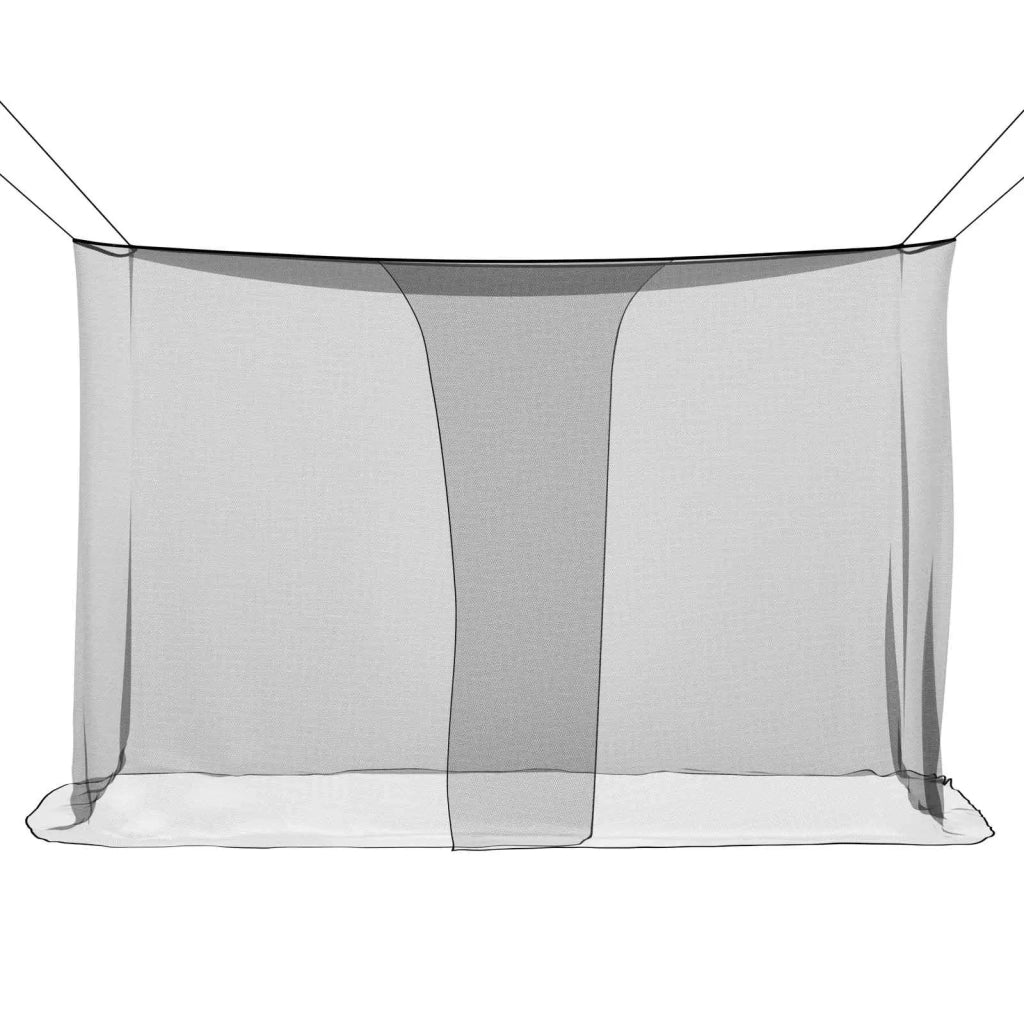 Zanzariera per letto 156 maglia 3 pcs Nero Poliestere 42033573