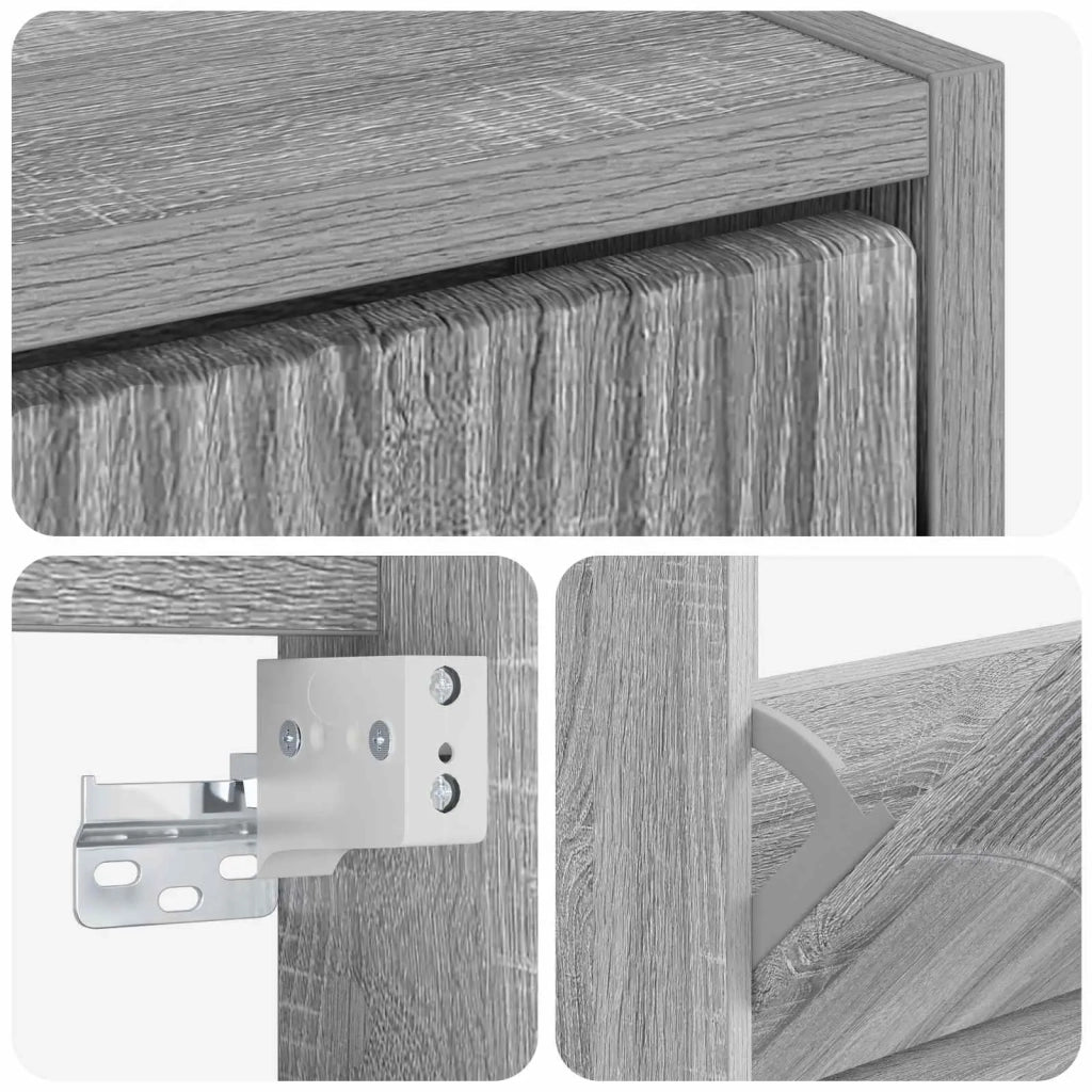 Mobiletto per Scarpe da Muro HOORN 71 x 17 x 43 cm 897291
