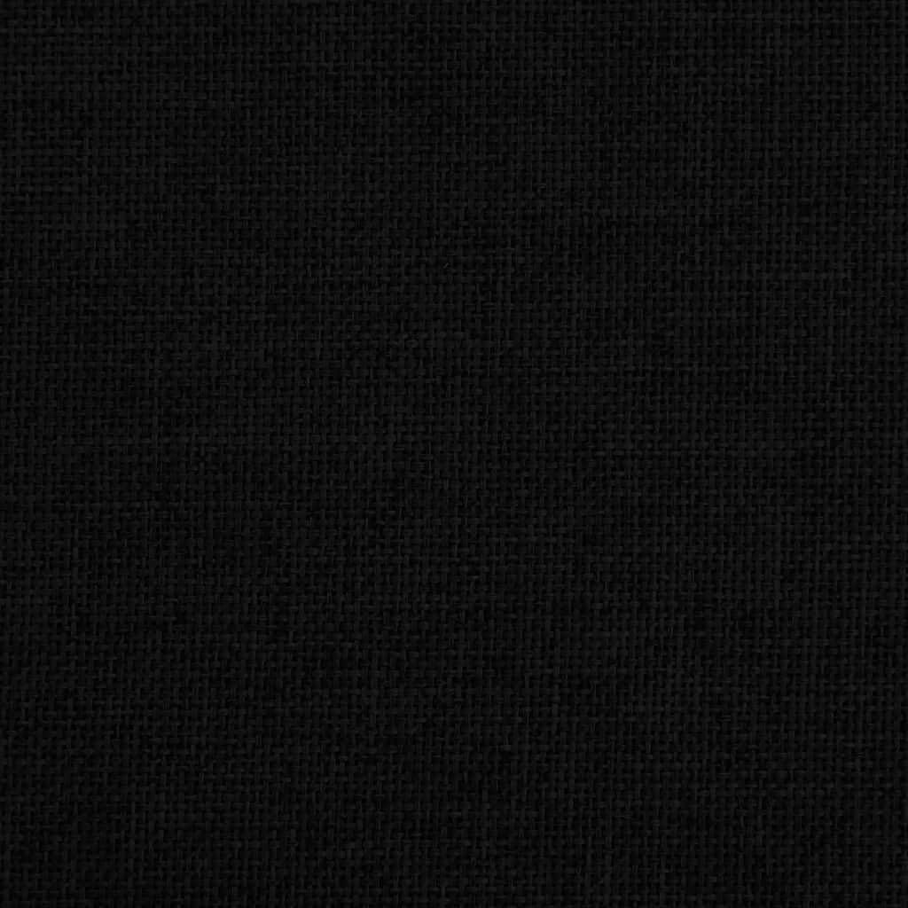 Cuccia per cani a forma di cesto comoda 50 x 40 x 30 cm tessuto nero 02_0042681