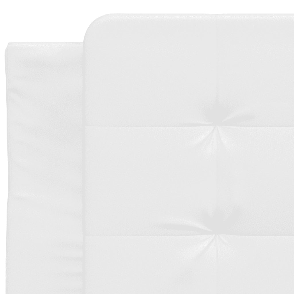 Cuscino Testiera Zadar Bianco 80 cm in Similpelle 374830