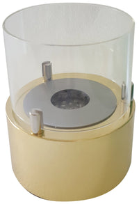 Camino a Bioetanolo da Tavolo Ø13x15,8cm Vannini Giotto Candle Oro