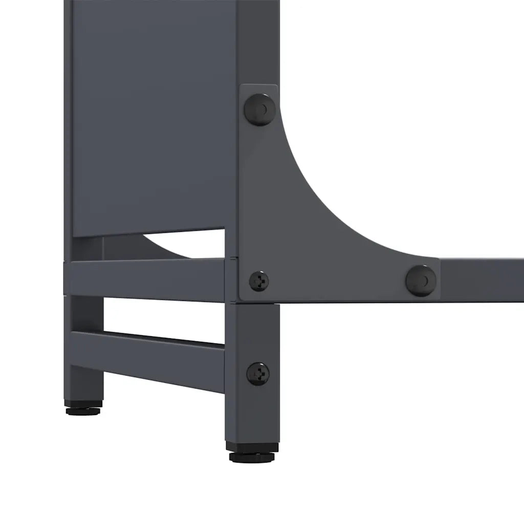 Rastrelliera per Legna da Ardere Antracite 90x28x90 cm CFW3985871