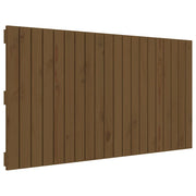Testiera | Testata da Parete Ambra 127,5x3x60cm in Legno Massello di Pino
