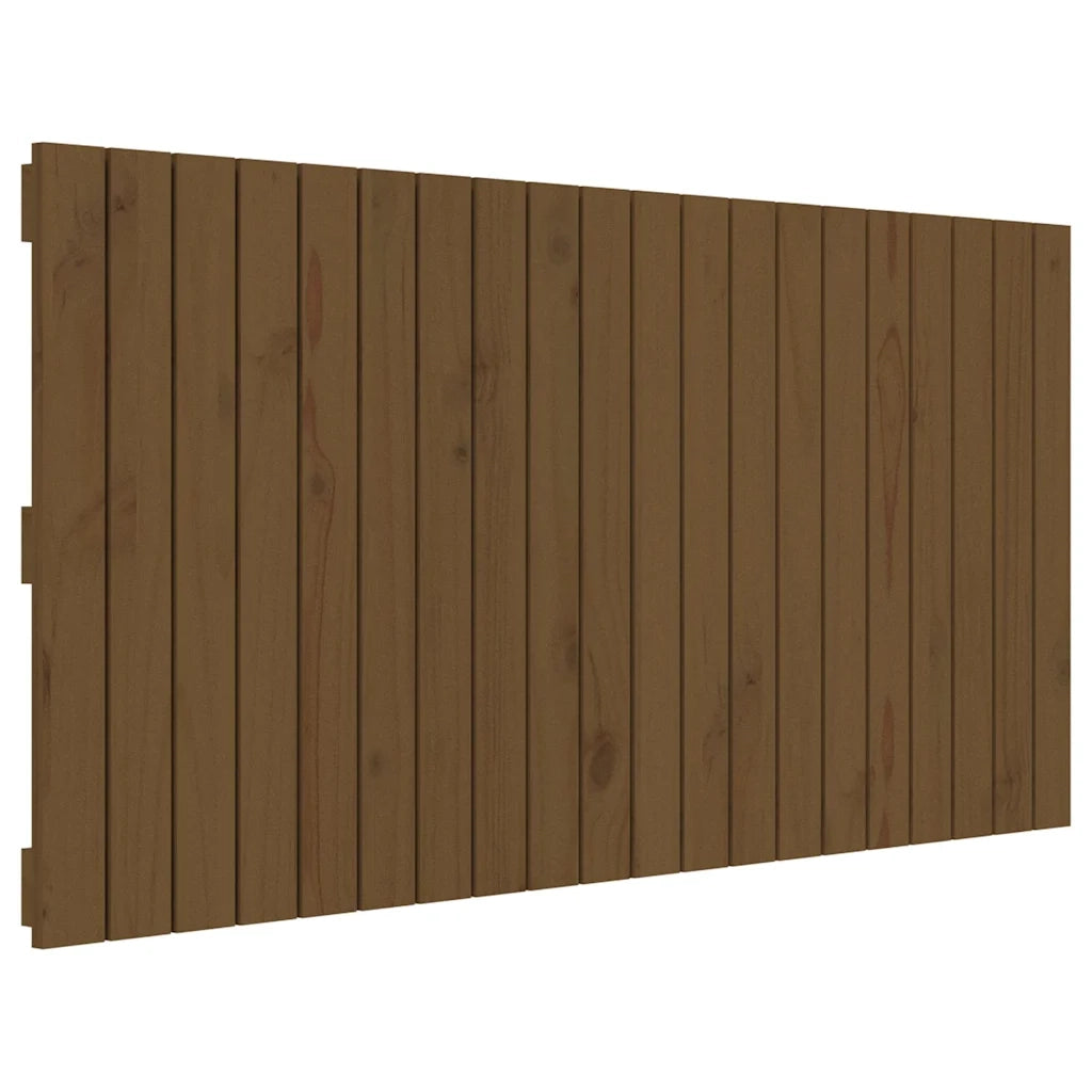 Testiera | Testata da Parete Ambra 127,5x3x60cm in Legno Massello di Pino