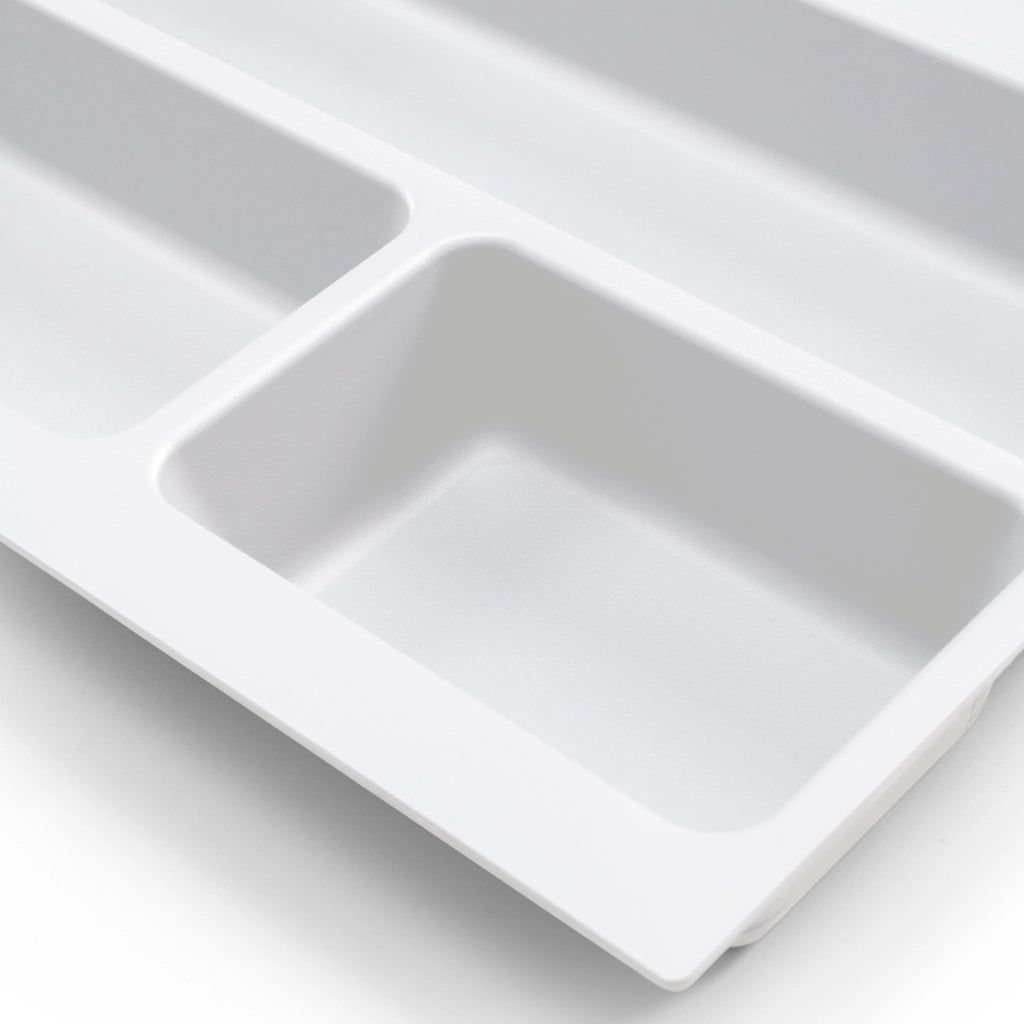 Portaposate Optima Vertex/Concept 500mm (Spalle 16mm) M 800 Plastica Bianca Tecnoplastica Emuca