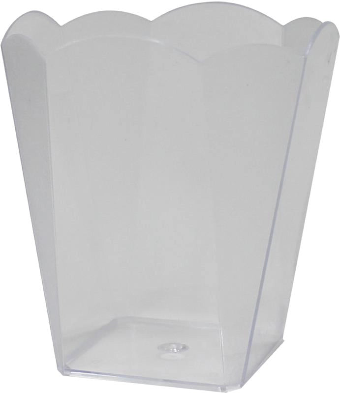 KIT SET 2 PZ COPPETTA FIORE IN PLASTICA IN SET DA 12 PEZZI DA 130 CC