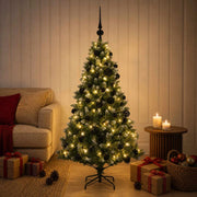 Albero di Natale Artificiale con Palline 120 cm 150 LED 3461330