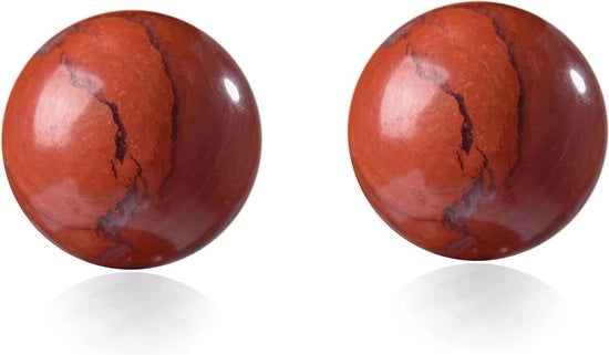 150 pezzi di perle di giada rossa 6 mm per gioielleria
