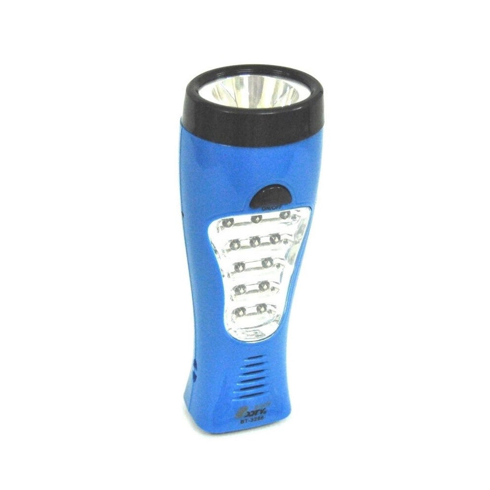 Trade Shop - Torcia Bt-3288 Led Luce Portatile Ricaricabile Con Radio Fm -