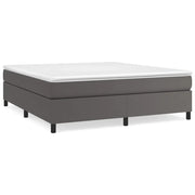 Letto matrimoniale | Letto per adulti | Struttura Letto a Rete a Molle Grigio 180x200 cm in Similpelle