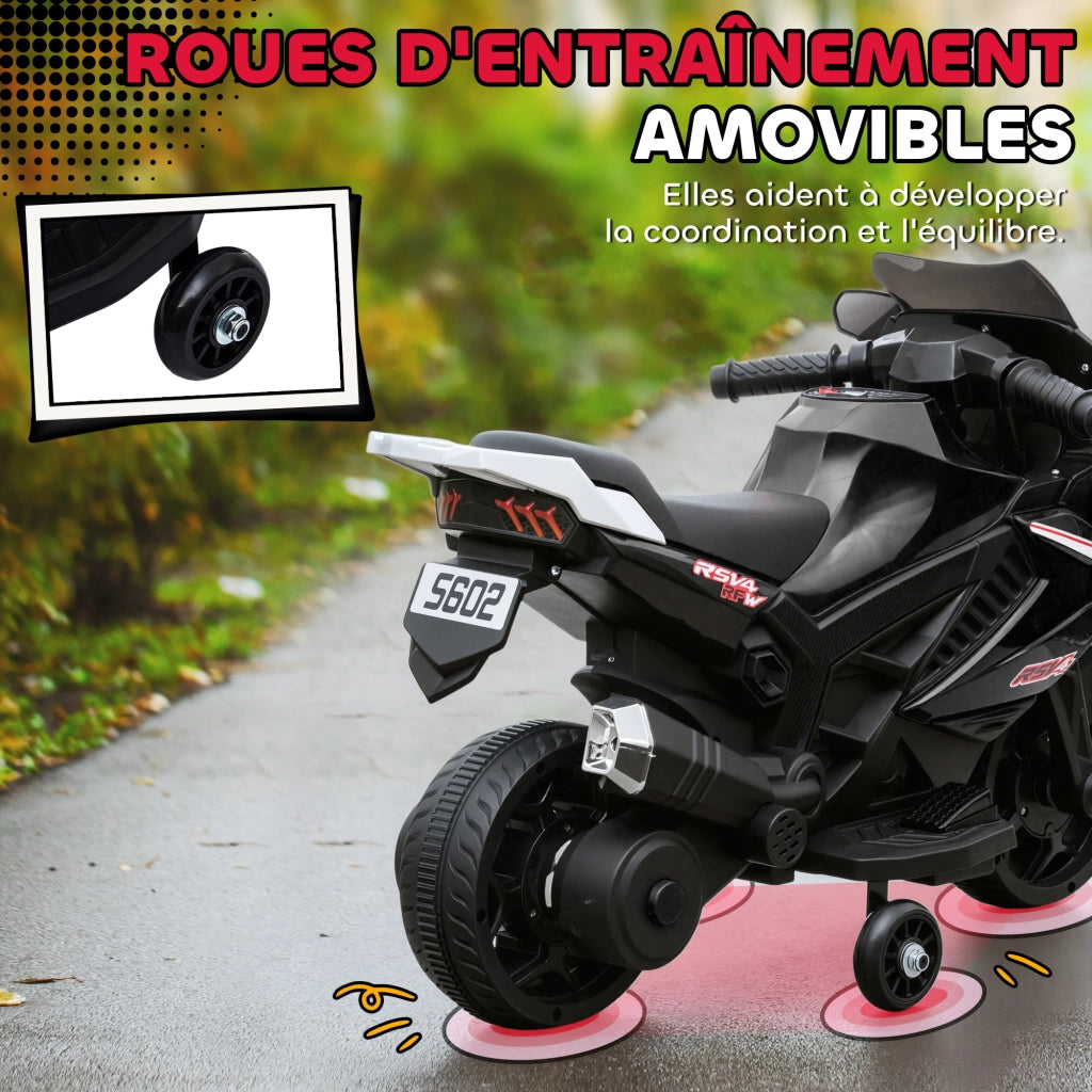 Moto Elettrica Bambini ¨C zephmum ¨C Nero 75x36x49cm