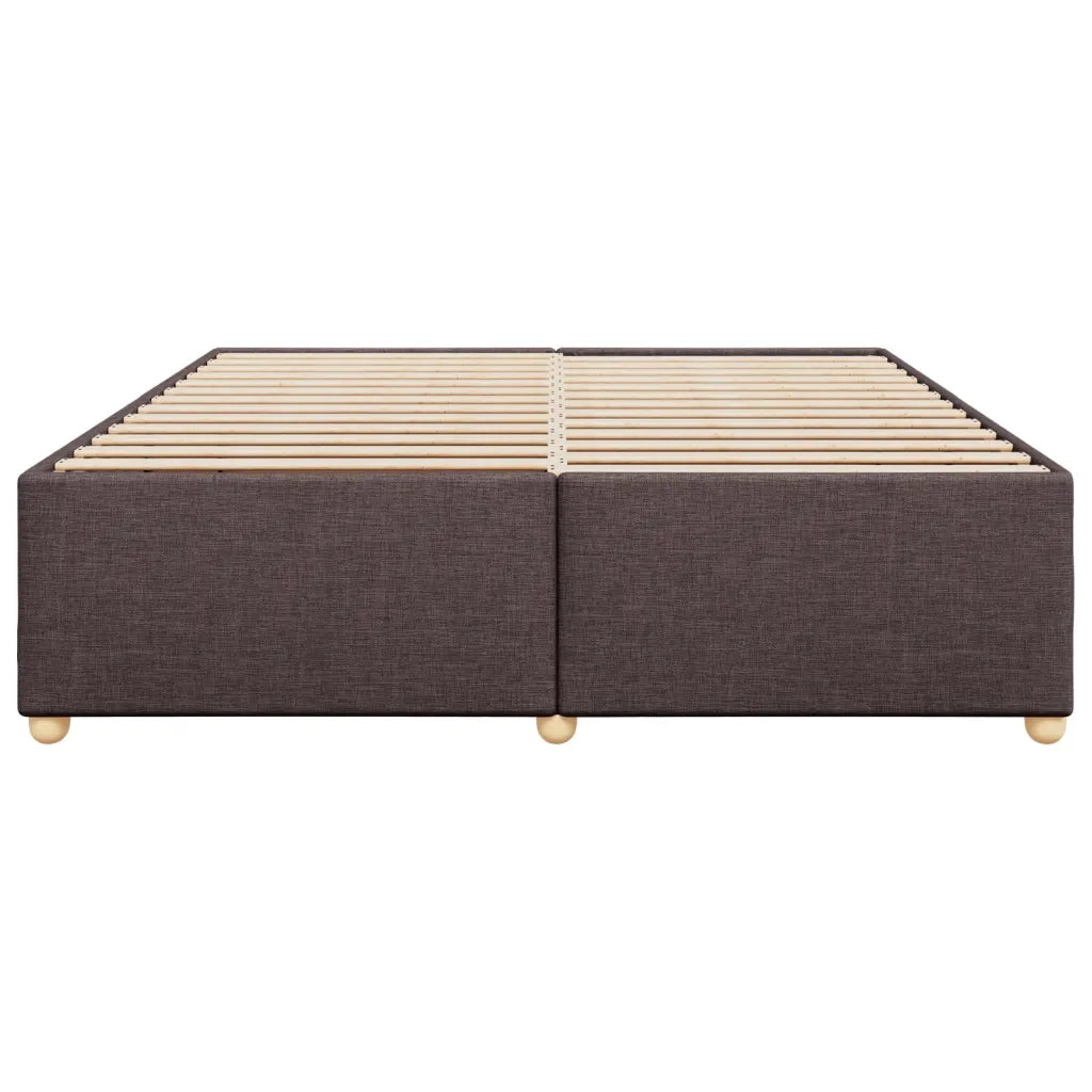Giroletto senza Materasso Marrone Scuro 180x200 cm Tessuto 3284753
