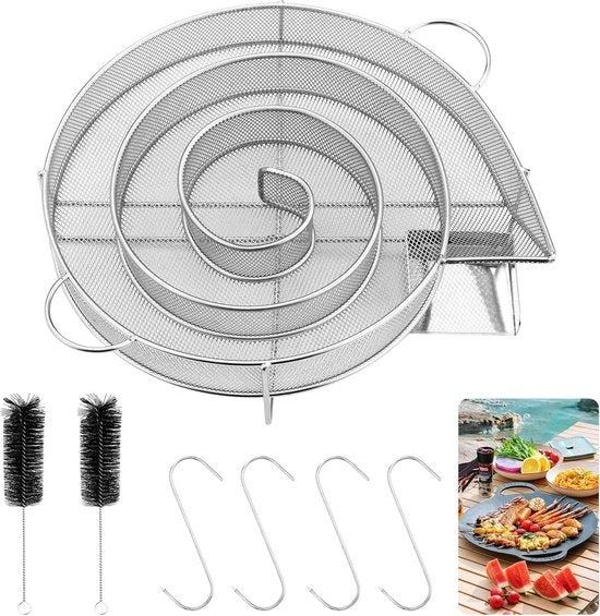 Generatore di fumo freddo per barbecue - forno a fumo - barbecue a pallina - grill a gas - grigliare all'interno e all'esterno - fumare a freddo