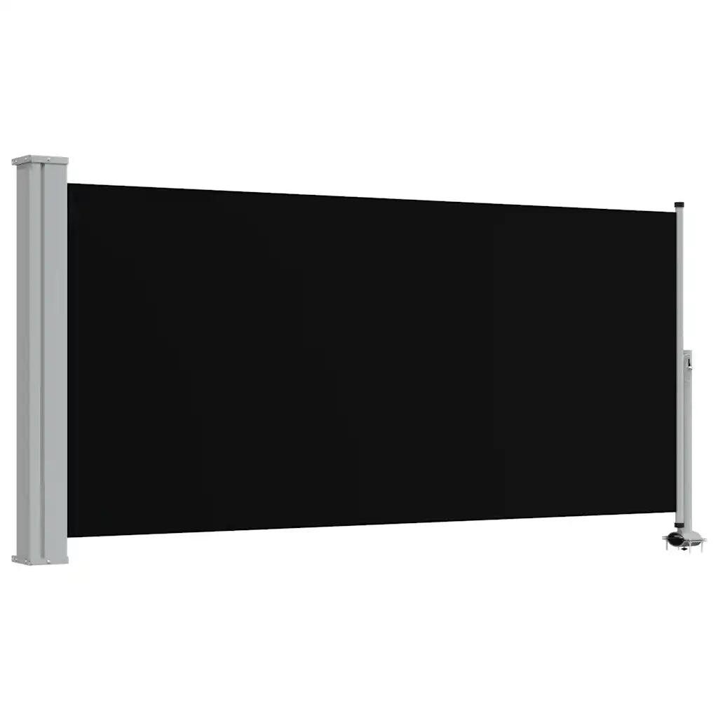 Tenda da Sole Laterale Retrattile 120 x 300 cm Nera cod mxl 54907