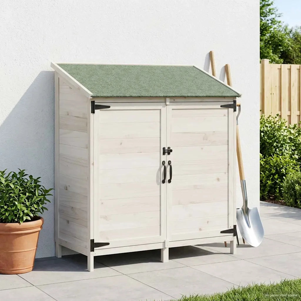 Capanno da Giardino Bianco 106,5 x 56 x 113,5 cm CFW5934502
