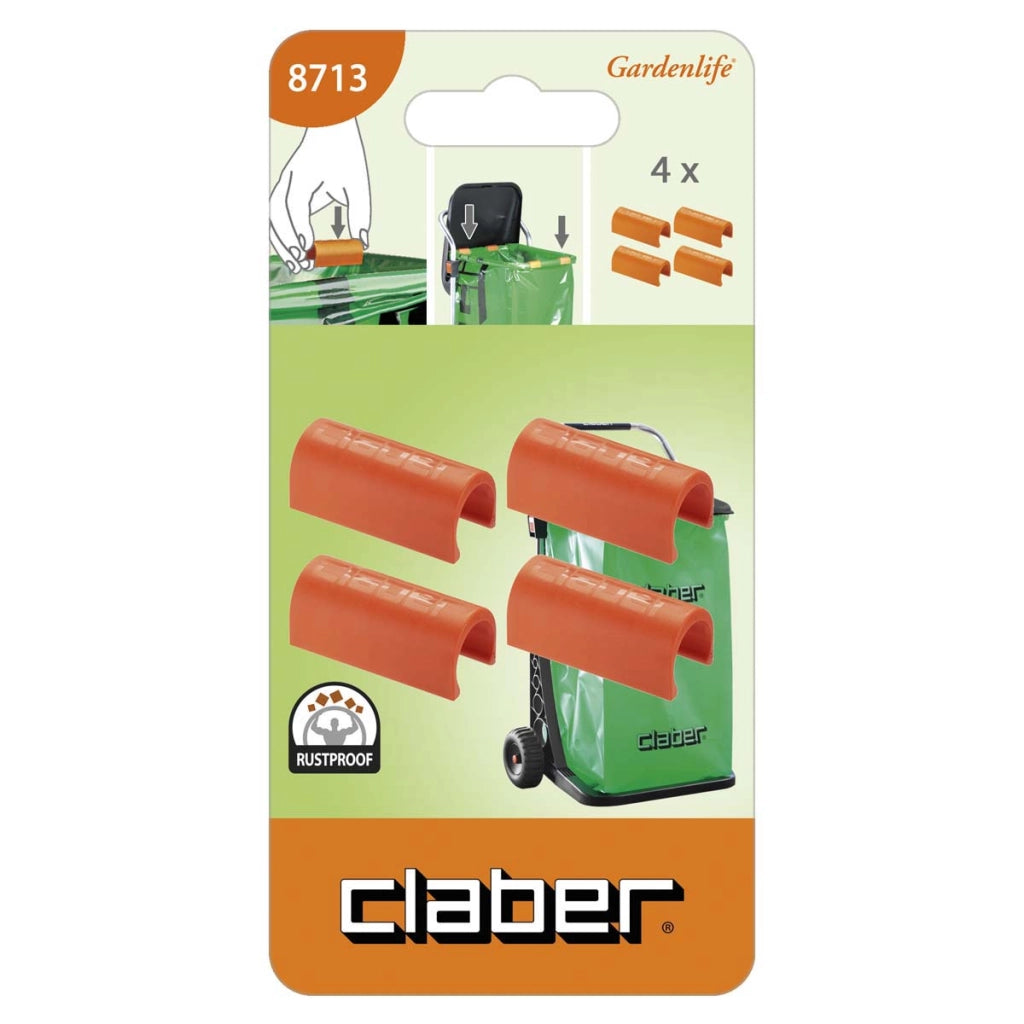 FERMASACCO PER CARRELLO RACCOGLITUTTO IN BLISTER 8713 - 3 blister CLABER