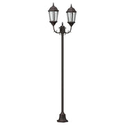 Lampada da giardino vintage design classico per esterni 68 x 20 x 235 cm alluminio bronzo 02_0058418