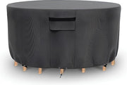 Ombrelloni per giardino a forma rotonda con aperture di ventilazione, impermeabili, resistenti al vento, copertura anti UV in tessuto 420D Oxford, protezione per tavolo da giardino, zona relax, set di mobili da giardino