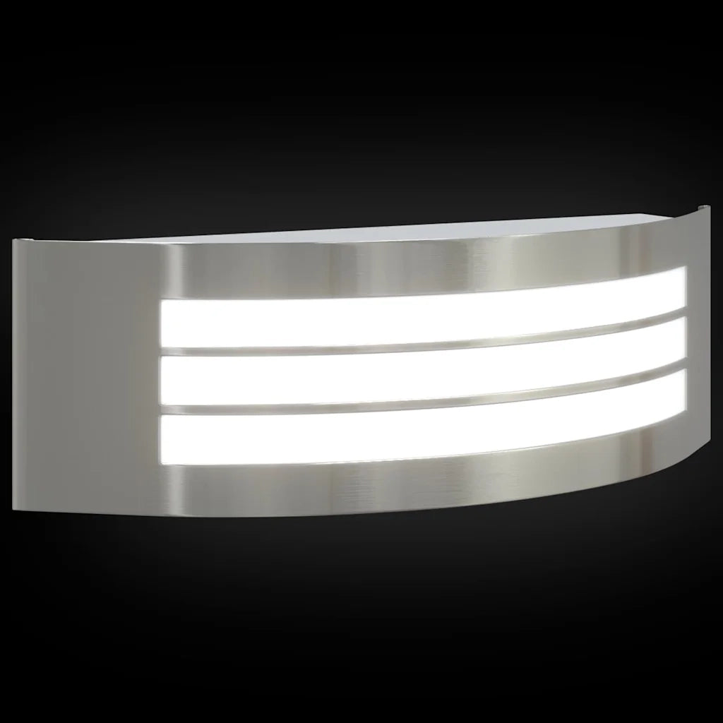 Lampada da Parete Esterna Argento 32 x 10 x 10 cm CFW1673394