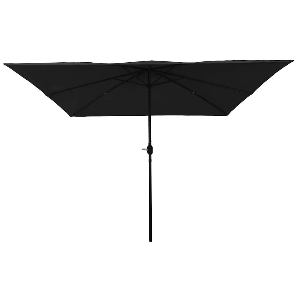 Ombrello da giardino Nero 295 x 295 x 245 cm 42003658