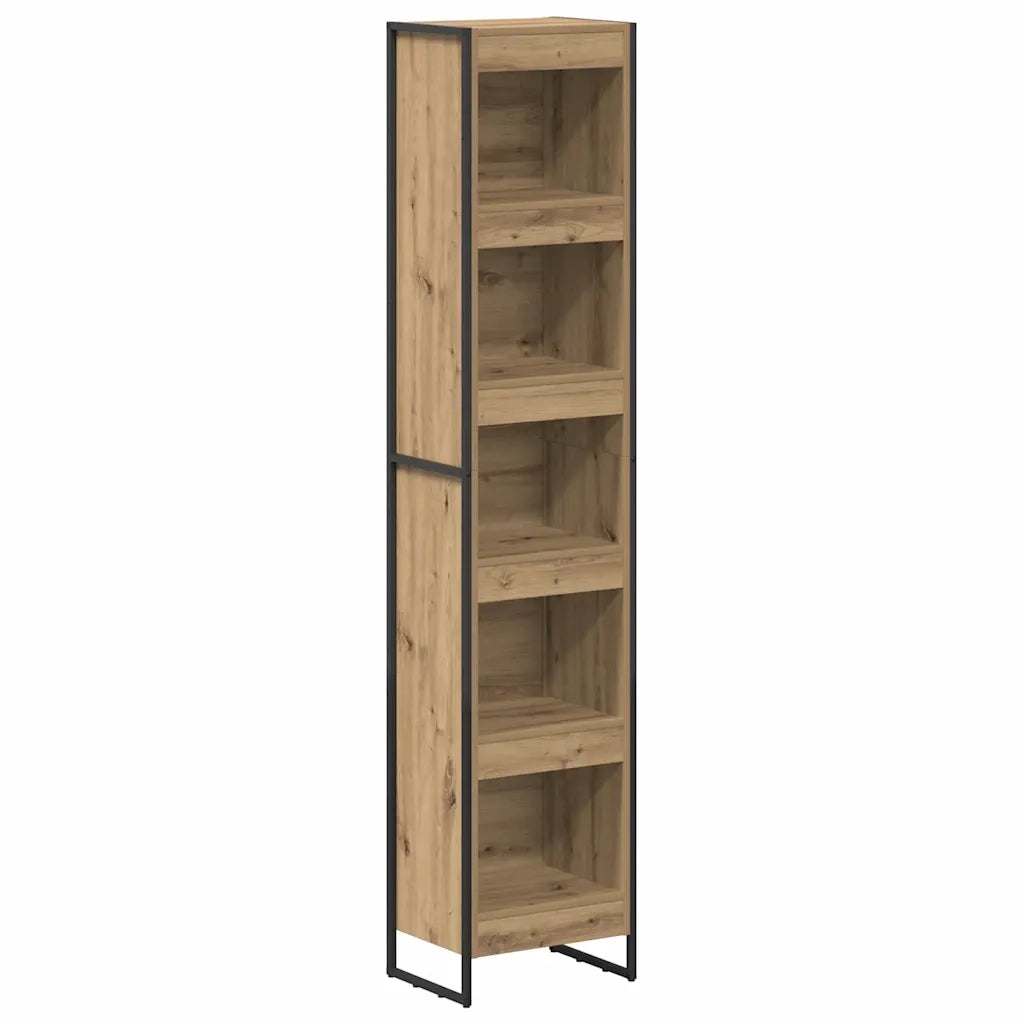 Armadio per Libri Rovere Artigianale 40 x 30 x 189,5 cm