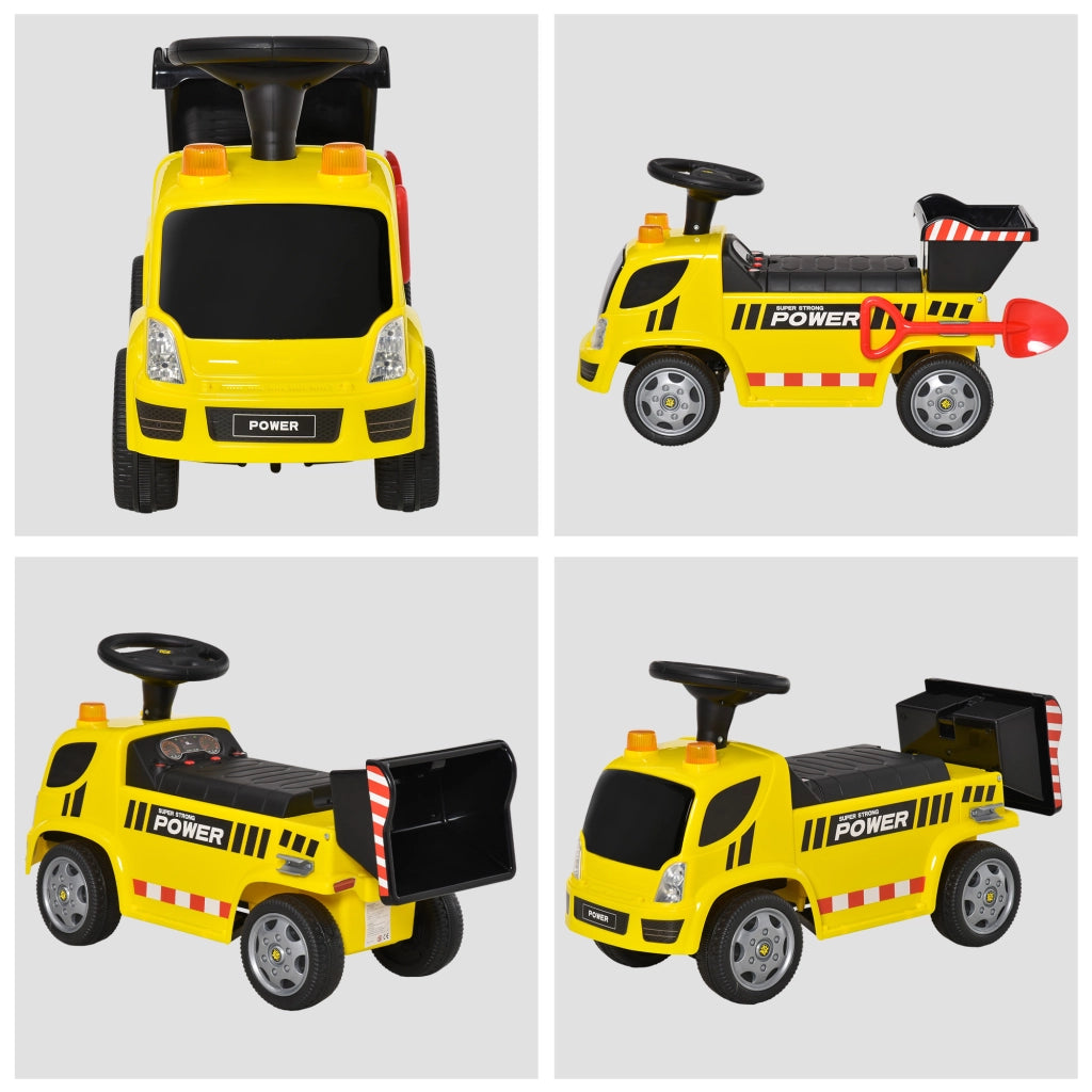 Casetta Camion Portagiochi con Luci e Suoni ¨C Zephmum ¨C Nero Giallo