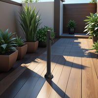 Fontana da Giardino in Alluminio ideale per Irrigare Sined Alu Nero