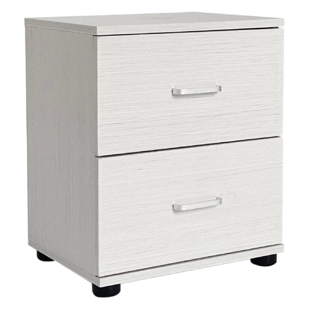 CASSETTIERA COMODINO UFFICIO CAMERA DA LETTO LEGNO SCRIVANIA 2 CASSETTI RIPIANI