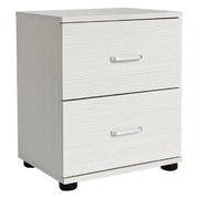 CASSETTIERA COMODINO UFFICIO CAMERA DA LETTO LEGNO SCRIVANIA 2 CASSETTI RIPIANI