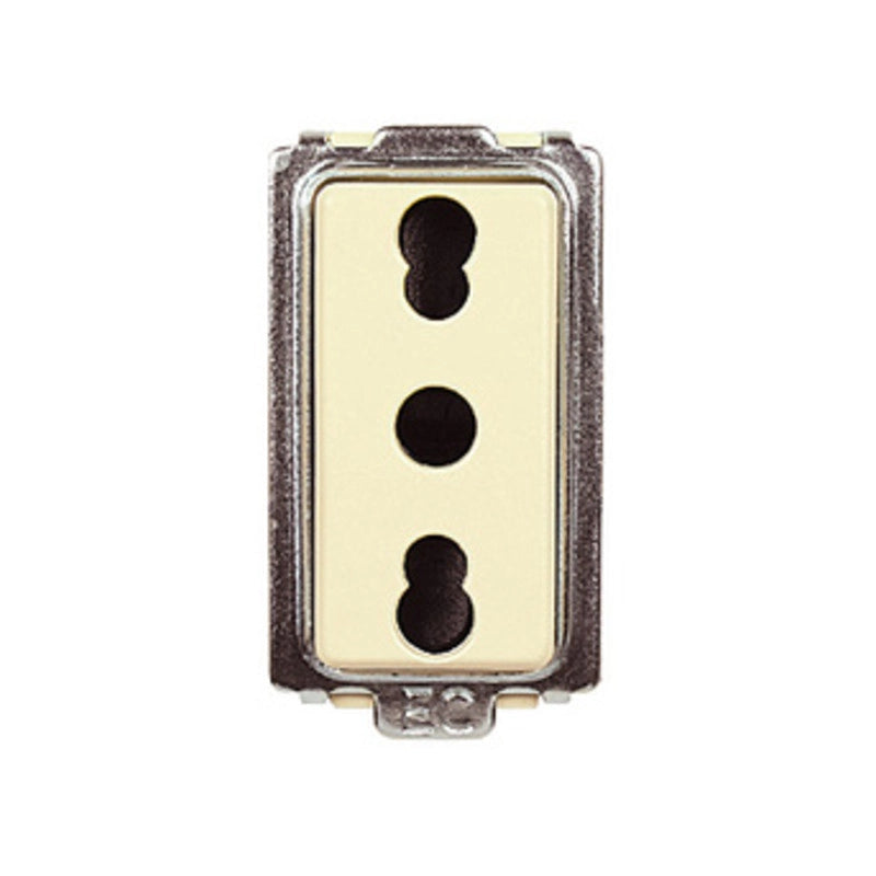 TONDO ECL 2545 PRESA BIPASSO 10/16A- ELETTROCANALI- 20,0 pz