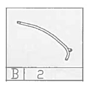R PARTICOLARE B X DONDOLO SOFA 3 POSTI SGANCIO RAPIDO- 1,0 pz
