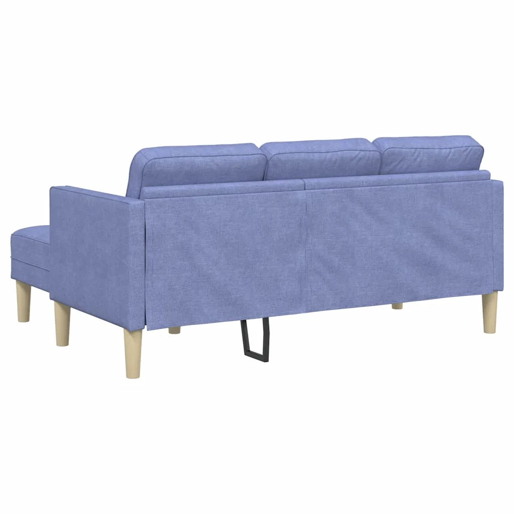 Set di Divano | Divano da soggiorno | Sofa con cuscino Blu jeans Poliestere